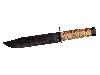 Bowie Messer Herbertz Carbonstahl S45C Klingelänge 18 cm Ledergriff inklusive Lederscheide  (P18)