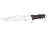 Outdoormesser Gürtelmesser Herbertz Outlaw Knife Stahl 420er Klingenlänge 28 cm Pakkaholz Griff inklusive Lederscheide (P18)