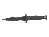 Dolch Stiefeldolch Smith & Wesson H.R.T. Black Boot Stahl 7Cr17MoV Klingenlänge 12,5 cm inklusive Lederscheide (P18)