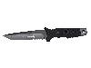 Outdoormesser Smith & Wesson Stahl 9Cr17 Klingenlänge 13 cm Tantoklinge inklusive Kunststoffscheide (P18)