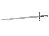Schwert Karl V 10 - 15 Jahrhundert Kohlenstoffstahl Klingenlänge 84 cm (P18)