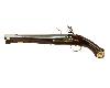 Vorderlader Steinschlosspistole French 1733 Flintlock Pistol, messing, Kaliber .62 bzw. 15,8 mm (P18)