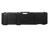 Gewehrkoffer Transportkoffer Negrini 117 x 25 cm sehr robust Kunststoff Noppenschaumeinlage 4 Pushverschlüsse Namenfach schwarz