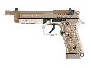 CO2 Pistole NxWerks NX 92 Elite Desert, Blowback, Vollmetall, Kaliber 4,5 mm BB (P18)