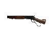 Deko Westerngewehr Kolser Winchester Mare's Leg Short, schwarz, realistisches Repetieren mit Hülsenauswurf, 55 cm