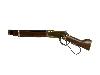 Deko Westerngewehr Kolser Winchester Mare's Leg Short, messing, realistisches Repetieren mit Hülsenauswurf, 55 cm