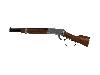 Deko Westerngewehr Kolser Winchester Mare's Leg 26 Zoll voll beweglich Länge 67 cm altgrau