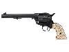 Deko Revolver US Kavallerierevolver Kolser Colt SAA .45 Peacemaker USA 1873 7 Zoll schwarz weiße Kunststoffgriffaschalen