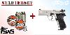 Starterset Walther CO2 Pistole CP88 nickel KG mit 1000 Schuss und 10x 12g (P18)