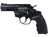 Schreckschuss Revolver Steel Cop 3 Zoll Vollstahl schwarz mit Laufgewinde Kaliber 9 mm R.K. (P18)