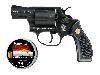 Schreckschuss-, Gas-, Signalrevolver Smith & Wesson Chiefs Special, schwarz, Kunststoffgriffschalen, Kaliber 9 mm R.K. (P18) <b>+ 50 Schuss</b>