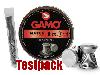 Testpack Flachkopf Diabolos Gamo Match Classic Kaliber 4,5 mm 0,49 g geriffelt 40 Stück