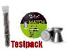 Testpack Flachkopf Diabolos JSB Match Light Kaliber 4,49 mm 0,475 g glatt 40 Stück