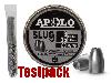 Testpack Hohlspitz Diabolos Apolo Slug Kaliber 9 mm 6,48 g 100 gr glatt 10 Stück