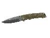 Outdoormesser Walther GNK 1 Green Nature Knife D2 Stahl Stonewash Finish Klingenlänge 10,4 cm inklusive Lederholster (P18)