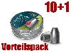 Vorteilspack 10+1 Hohlspitz Diabolos H&N Heavy Slug Kaliber 6,34 mm 2,98 g glatt 11 x 100 Stück