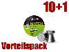 Vorsteilspack 10+1 Flachkopf Diabolos JSB Match Light Kaliber 4,49 mm 0,475 g glatt 11 x 500 Stück