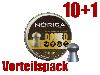 Vorteilspack 10+1 Rundkopf Diabolos Norica Domed Kaliber 4,5 mm 0,51 g glatt 11 x 250 Stück