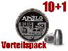 Vorteilspack 10 + 1 Hohlspitz Diabolos Apolo Slug Kaliber 9 mm 6,48 g 100 gr glatt 11 x 80 Stück