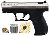 CO2 Pistole Walther CP99 Lauf 3 Zoll nickel Kaliber 4,5 mm Diabolos (P18) <b> Diabolos CO2 Kapsel Zeilscheiben Speedloader</b>