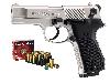 Schreckschuss Pistole Walther P88 Compact nickel KS Kaliber 9 mm P.A.K. (P18)<b>+ 25 Schuss</b>