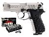 Schreckschuss Pistole Walther P88 Compact nickel KS Kaliber 9 mm P.A.K. (P18)<b>+ 50 Schuss</b>