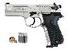 CO2 Pistole Walther CP88 nickel Kunststoffgriffschalen Kaliber 4,5 mm Diabolo (P18)<b> + Diabolos CO2 Kapsel</b>