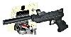 Komplettset - Vorkompressions-Luftpistole Zoraki HP-01, für Rechtshänder, inkl. Red Dot, Schalldämpfer usw., Kaliber 4,5 mm (P18)